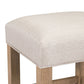 Corso - Upholstered Console Stool - Natural & Concrete