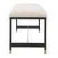 Halston - Upholstered Bench - White