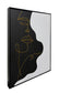 Contour Muse II Hand-Painted Canvas In Frame - Black / White