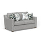 Milo - Fabric Loveseat With Nailhead Trim