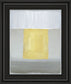Halflight Il By Caroline Gold - Framed Print Wall Art - Yellow