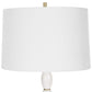 Regalia - White Marble Table Lamp