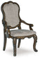 Maylee - 11 Pc. - Dining Extension Table, 4 Side Chairs, 2 Arm Chairs, Storage Bench, Buffet And Hutch - Dark Brown