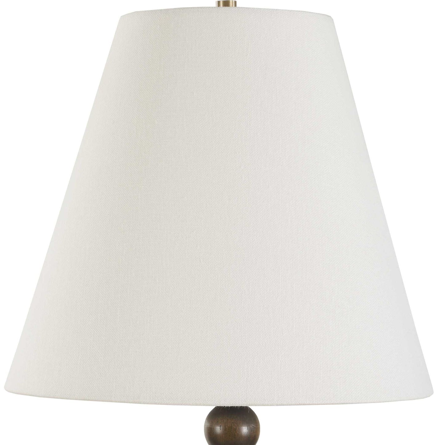 Gallus - Wood Spheres Table Lamp - Brown / Woodtone