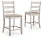 Skempton - Upholstered Barstool (Set of 2) - White