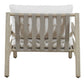 Strapped - Outdoor Lounge Chair - Light Brown / Pearl Silver
