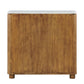 Mebarak - Reeded 2 Door Cabinet - Bronze,White,Woodtone