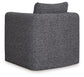 Vreni - Accent Chair - Charcoal / Black