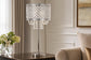 "Crystal Elegance II" Metal Table Lamp (Set of 2) - Polished Nickel / Clear Crystal