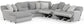 Abraxas - 6 Piece Reclining Sectional