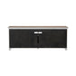 Fireplace TV Consoles - 80" Fireplace TV Console - Brown