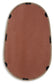 Aarilynn - Accent Mirror - Antique Brown