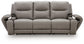 Real Moments - Power Reclining Sofa With Audio Seating - Ash