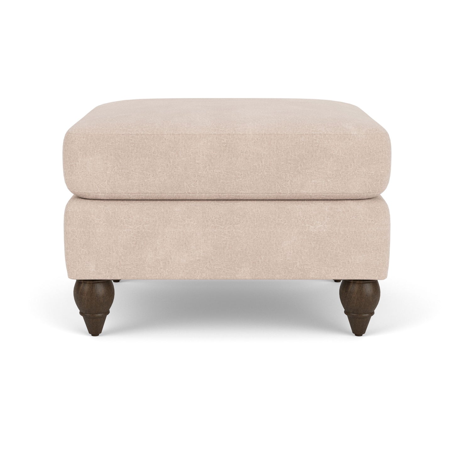 Moxy - Fabric Ottoman, Round Turned Legs