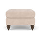 Moxy - Fabric Ottoman, Round Turned Legs