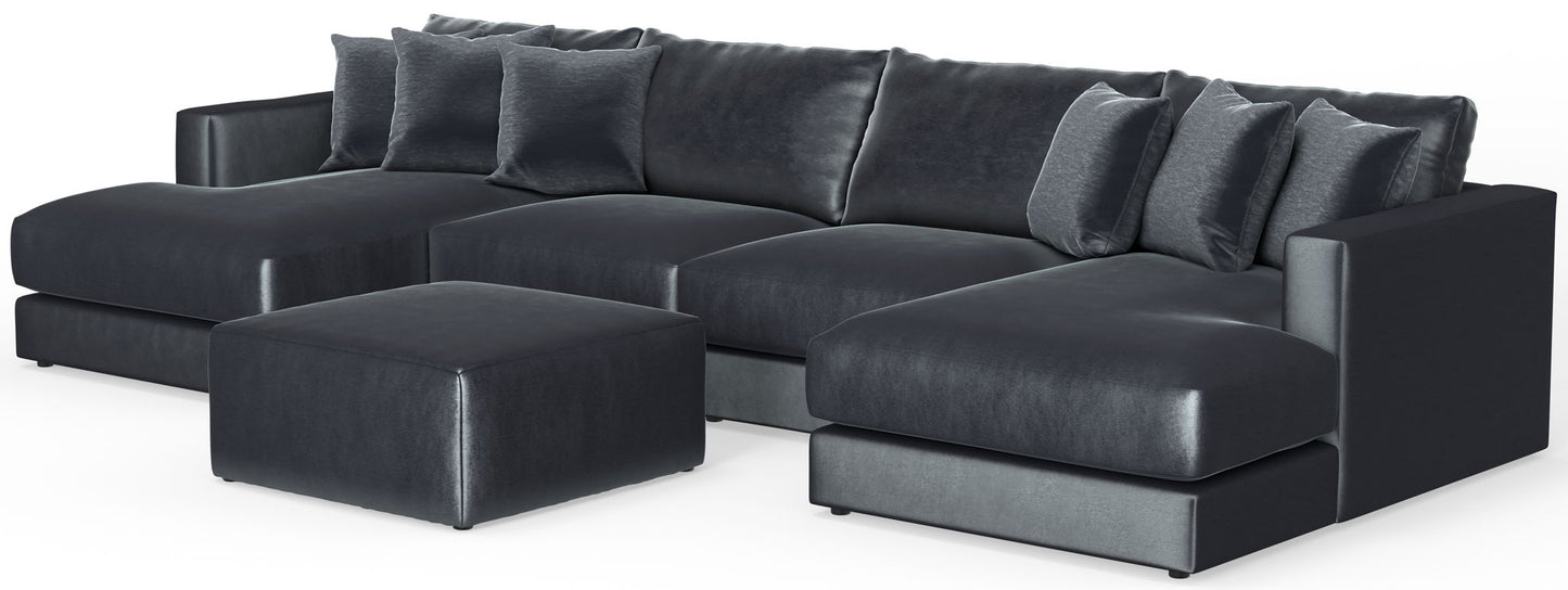 Remington - Modular Sofa And Cocktail Ottoman