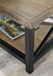 Bristenfort - Rectangular Cocktail Table - Brown / Black