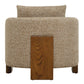 Halligan - Upholstered Accent Chair - Brown