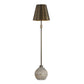Jaycee - Dark Travertine Buffet Lamp - Brass / Gold / Gray