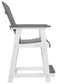 Transville - Barstool (Set of 2) - Gray / White