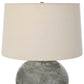 Lunia - Gray Glass Table Lamp
