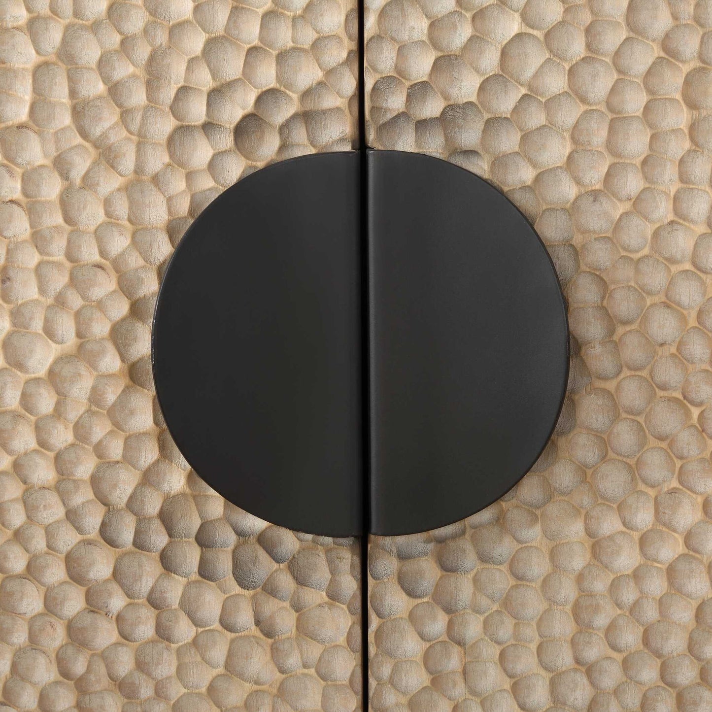 Lunar - 4 Door Elm Wood Cabinet