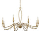 Corella - 8 Light Chandelier - Gold