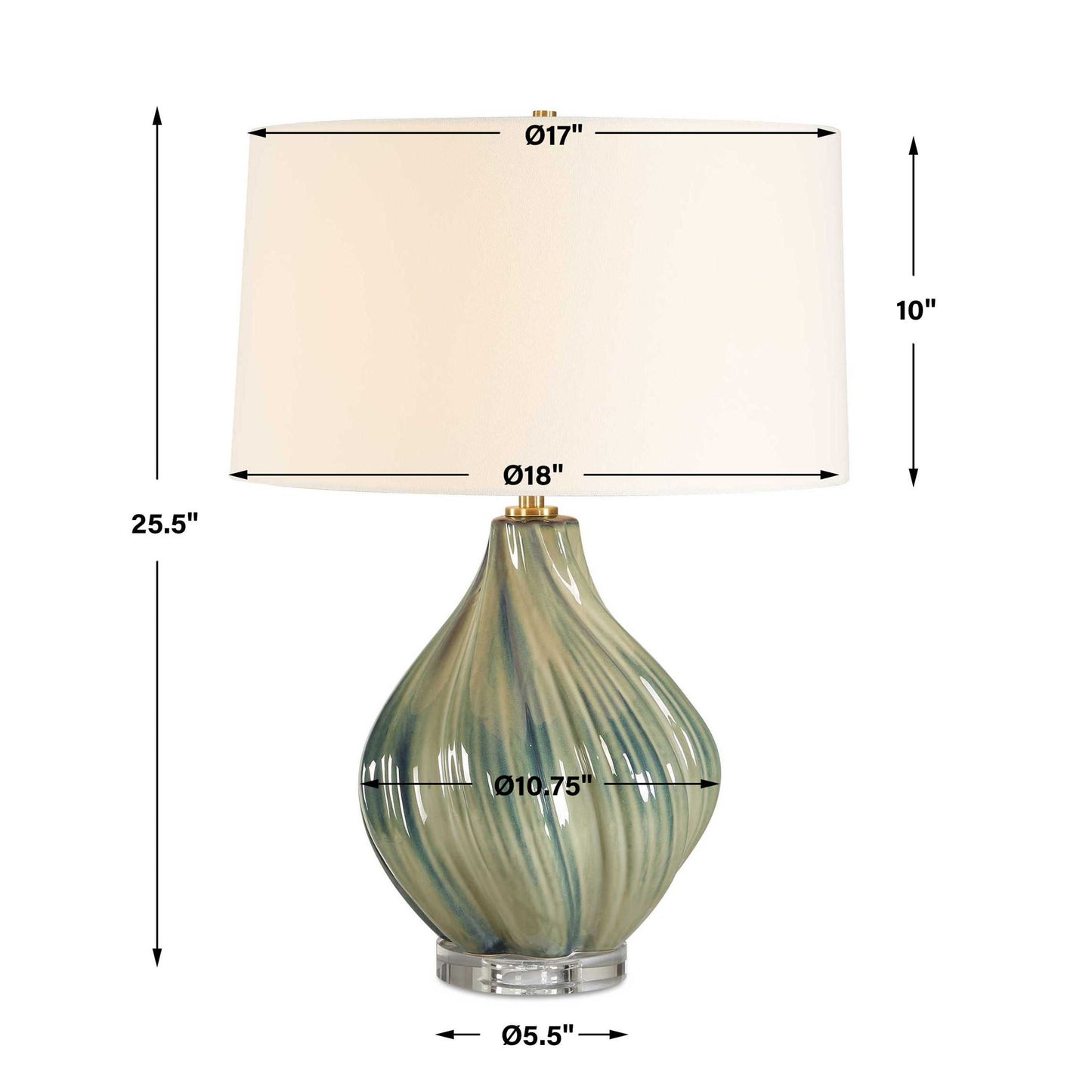 Tausha - Table Lamp - Green