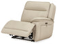 Double Deal - 4-Piece Power Reclining Sectional - Almond
