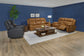 Ziggy - Power Reclining Loveseat With Console, Power Headrest, Lumbar, Heat & Massage
