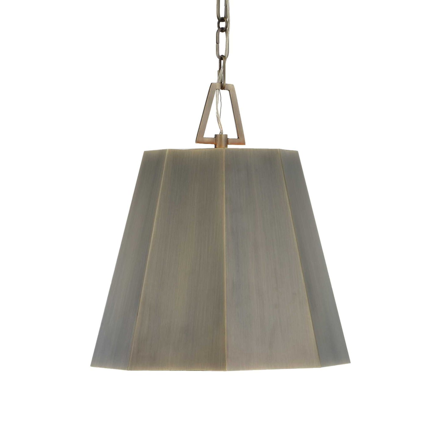 Granada - 1 Light Hexagon Pendant - Dark Gray