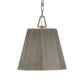 Granada - 1 Light Hexagon Pendant - Dark Gray