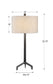 Ivor - Cast Iron Lamp