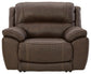 Dunleith - Zero Wall Recliner w/PWR HDRST - Chocolate