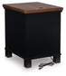 Wildenauer - Chair Side End Table - Brown / Black