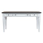 Allyson Park - Writing Desk - Wirebrushed White / Charcoal