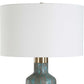 Dauphine - Cracked Table Lamp - Teal