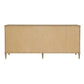 Coast - 6 Drawer Rattan Chest - Woodtone