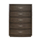 Cascade Falls - 5 Drawer Chest - Satin Espresso