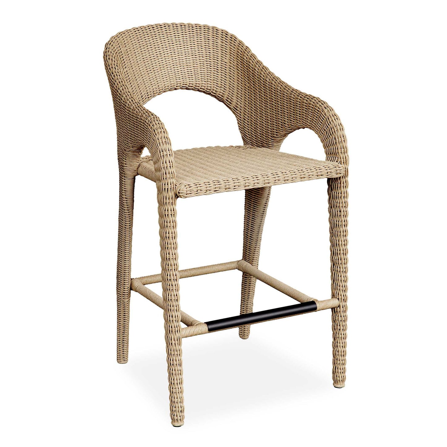Kavali - Outdoor Wicker Barstool