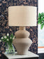 Jossleigh - Metal Table Lamp - Beige