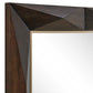 Diamond In The Rough - Wood Mirror - Gold / Woodtone