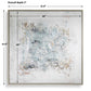 Find Me Here - Abstract Framed Canvas Art - Black / Blue / Brown / Gray / White