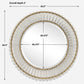 Denali - Textured Glass Round Mirror