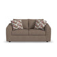 Chevy - Fabric Loveseat - Brown