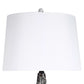 "Eclipse Radiance" Art Glass Table Lamp (Set of 2) - Black Art Glass