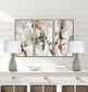 "Sage Elegance" Art Glass Table Lamp (Set of 2) - Frosted Sage Green / Frosted Crystal