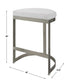 Ivanna - Backless Counter Stool - Silver