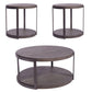 Modern View - 3 Piece Table Set - Gauntlet Gray
