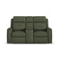 Felix - Power Reclining Loveseat With Console, Power Headrest, Lumbar, Heat & Massage